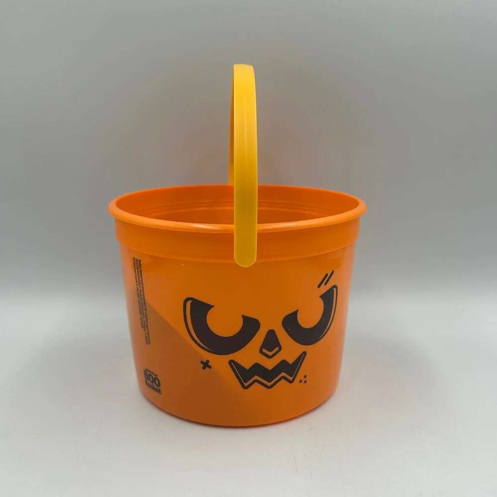 NEW! 2025‎ McDonald's Happy Meal BOO Bucket Orange Halloween Pail with Stickers